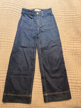 Women’s &other stories Wide-Leg Dark Blue Denim Jeans